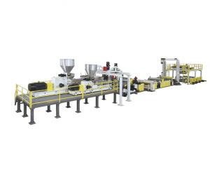 Twin Screw Dryer-free Vented PET Sheet Extrusion Line