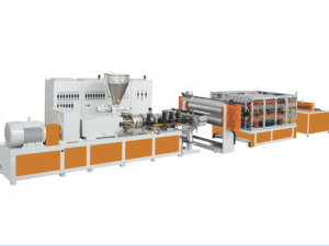 PVC Single/Multi Layer Heat Insulation Corrugated Board&Step-Roofing Extrusion Line