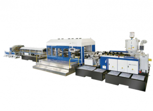 High Speed Single Screw Extruder PE/PP Double Wall Corrugated Pipe Production Line