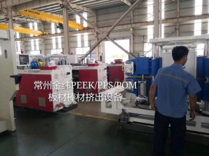 PEEK/PPSU Rod/Board/Pipe Extrusion Line