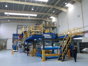 PE PVC EVA Geomembrane Waterproof Sheet Extrusion Line